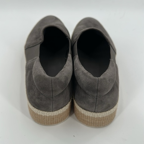 Vince Warren Platform Slip On Sneaker Suede Grey 8.5 - Picture 5 of 6